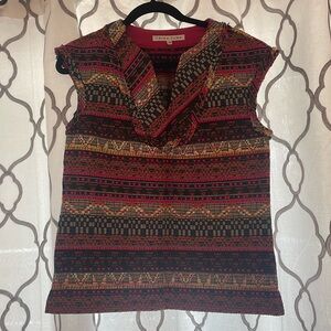 Trina Turk Woven Shell Tank